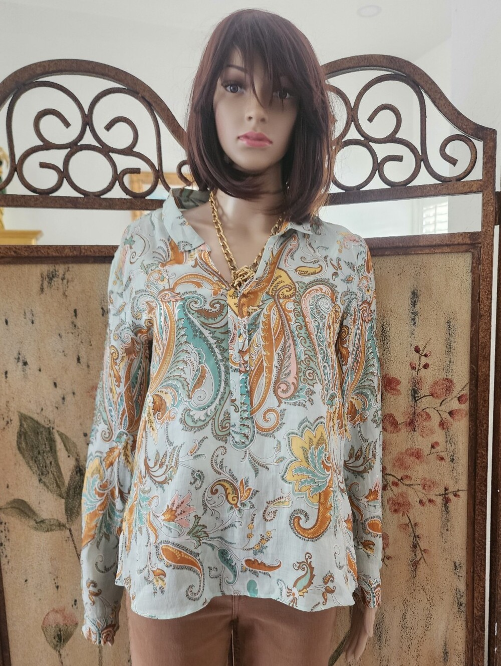 MOSSIMO DUTTI | Women's Floral Top